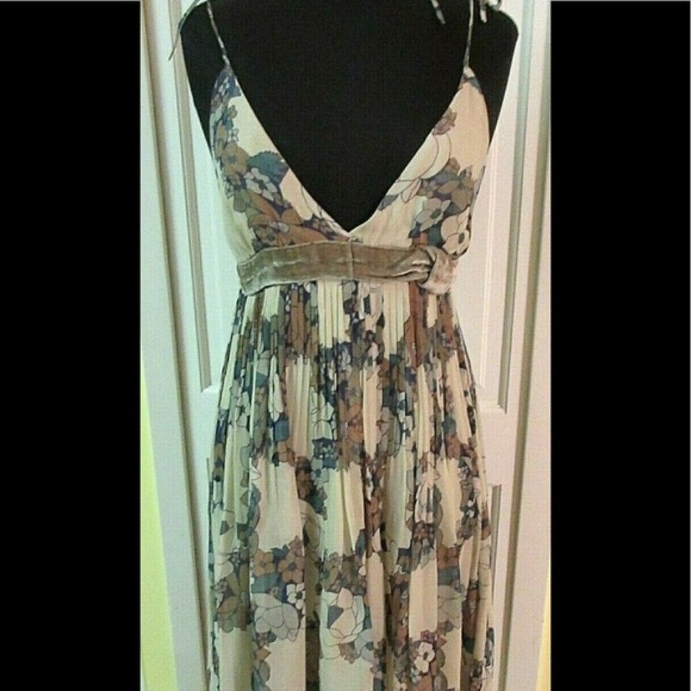 Anthropologie Maple floral print Dress Sz.8